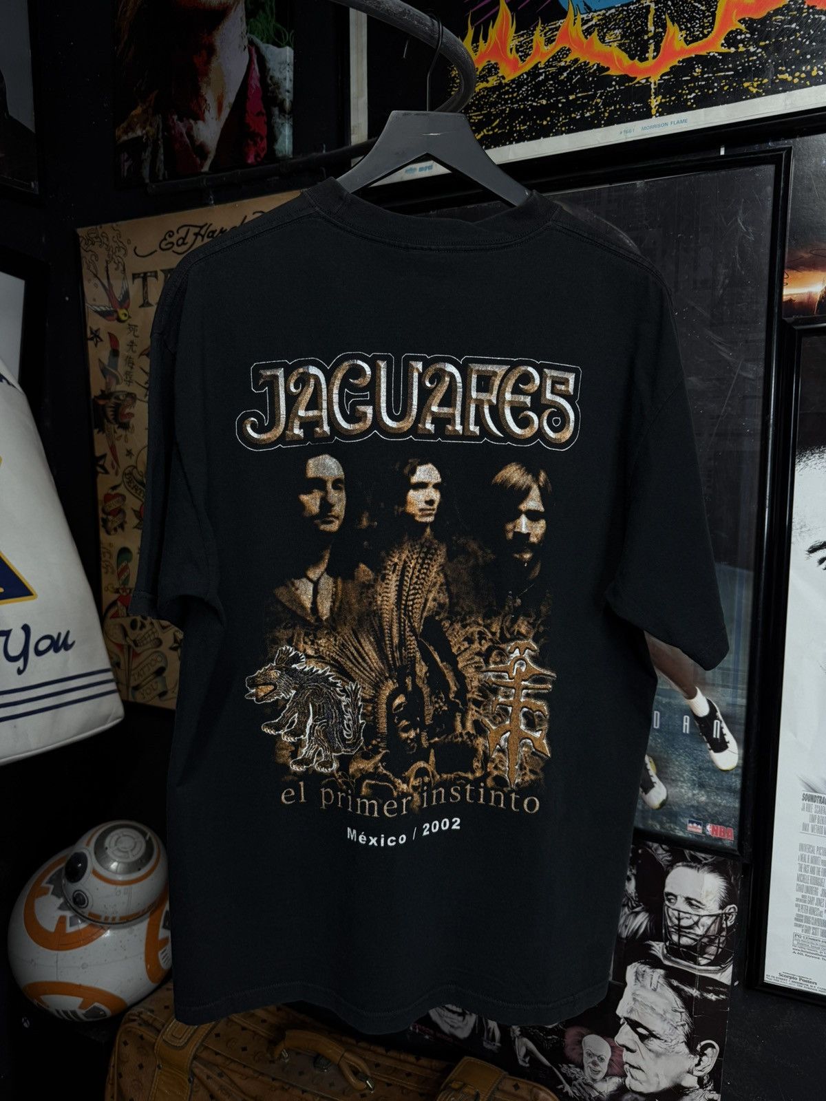 Band Tees Vintage 00’ Jaguares Mexico Band Tee Shirt Large Size US L / EU 52-54 / 3 - 2 Thumbnail