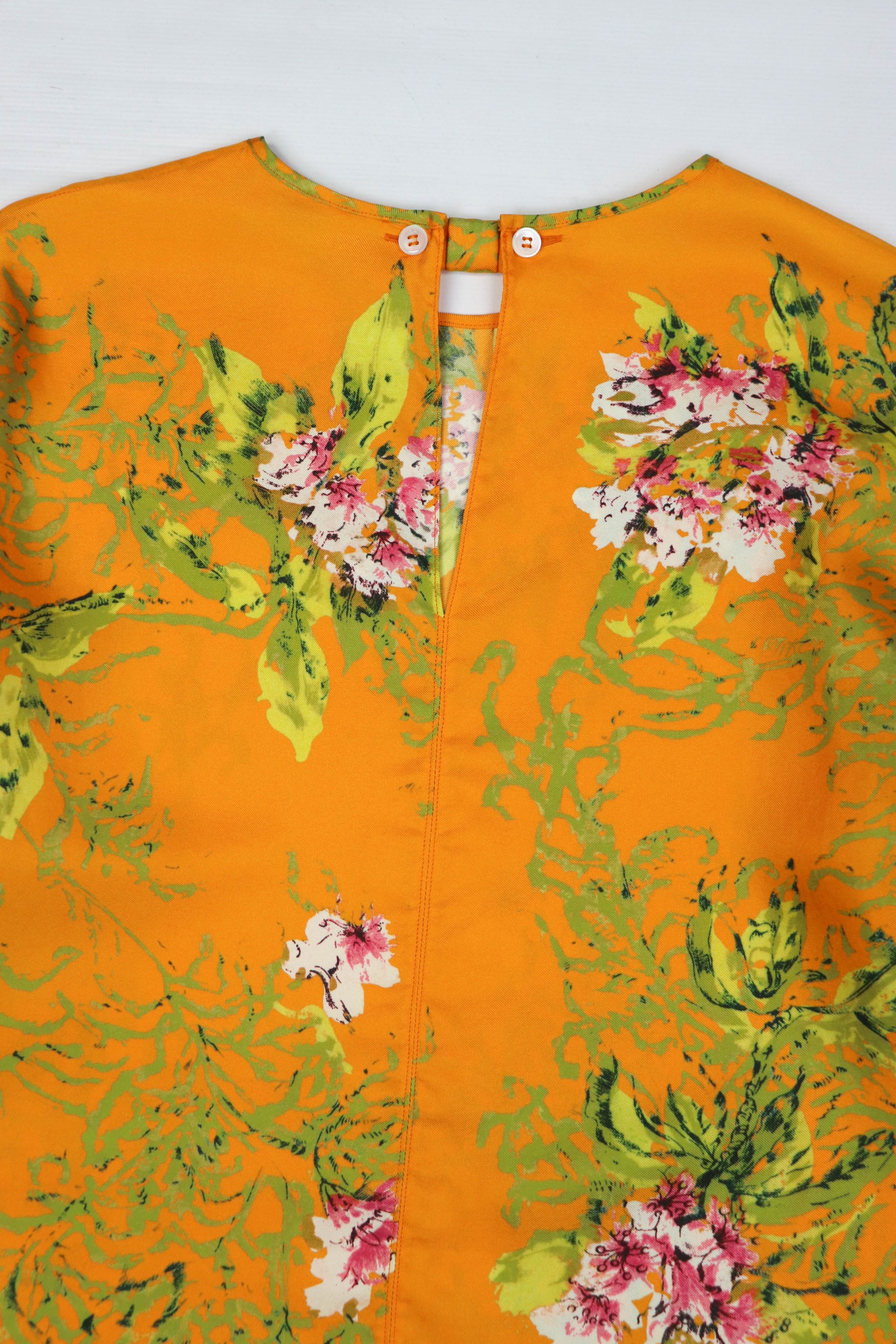 No. 21 No. 21 Yellow Floral Printed Graphics Silk LS Blouse Shirt Size S / US 4 / IT 40 - 8 Thumbnail
