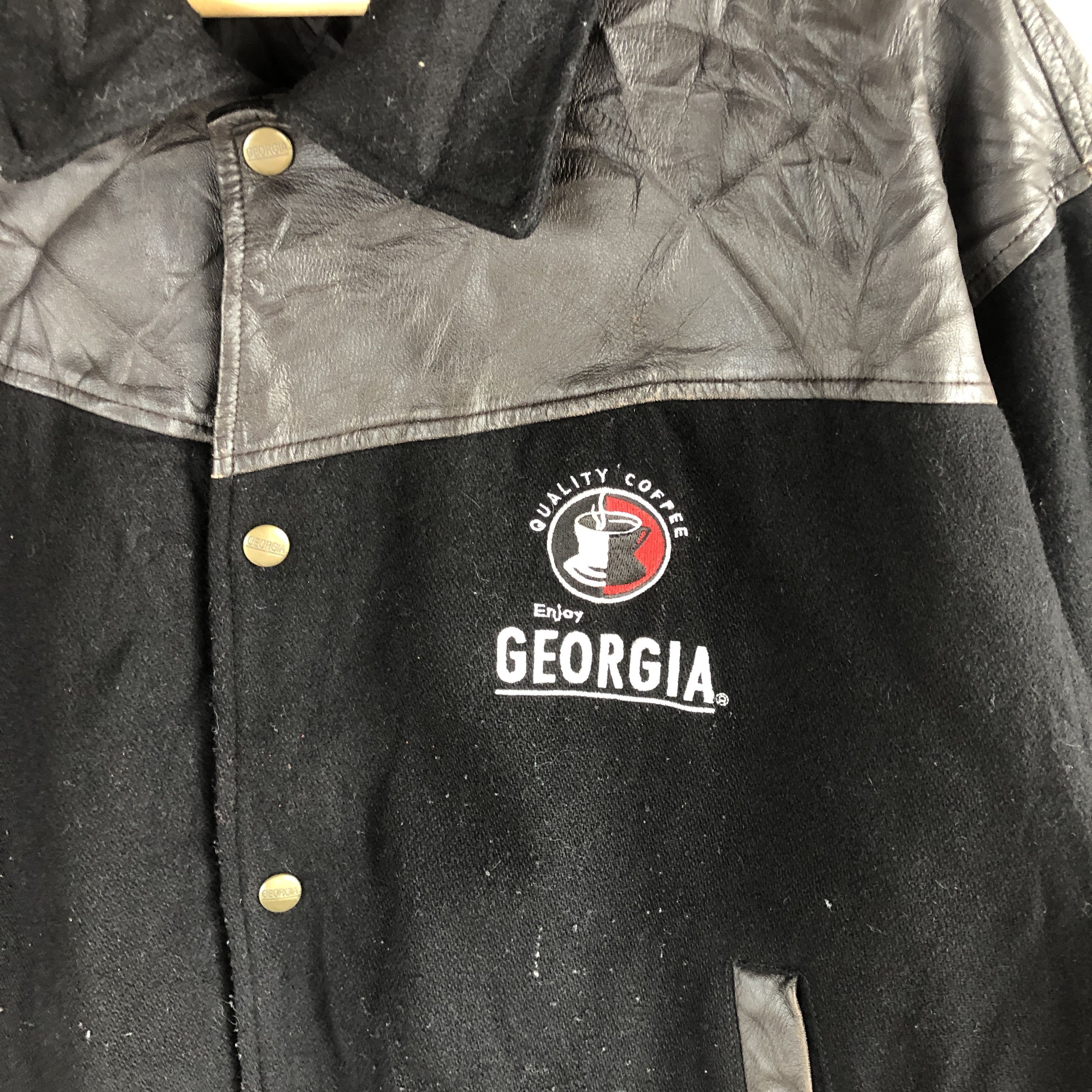 Japanese Brand × Vintage Vintage Georgia Varsity Jackets Japanese Wool Jacket Size US L / EU 52-54 / 3 - 7 Thumbnail