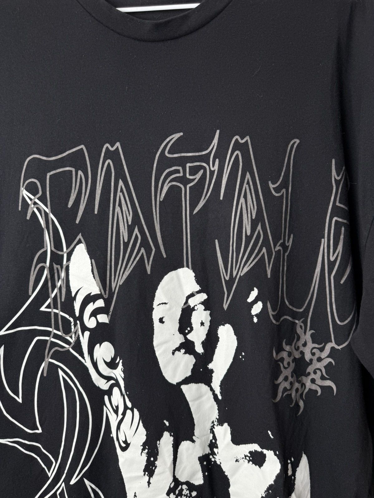 Other Vintage Fatale Naked Sexy Girl T Shirt Y2K Punk Rock Opium Size US XL / EU 56 / 4 - 2 Thumbnail