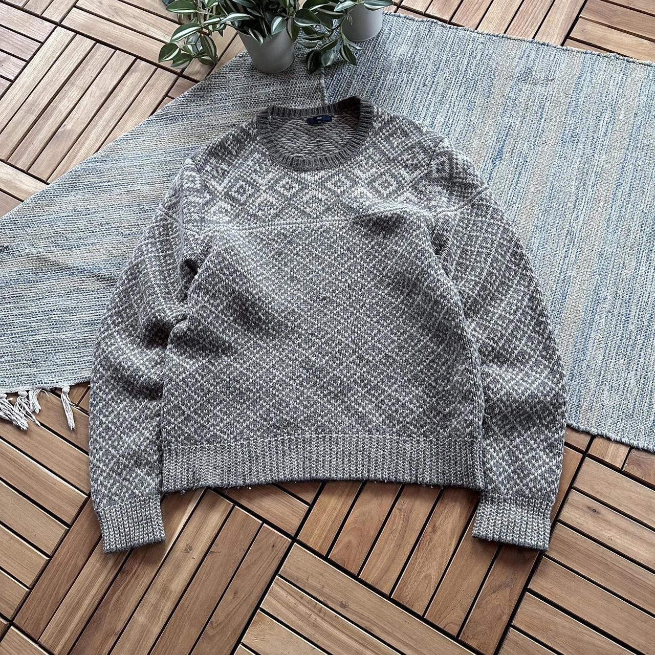 Gap Vintage Y2K Gap Printed Knitted Jumper Size US L / EU 52-54 / 3 - 1 Thumbnail