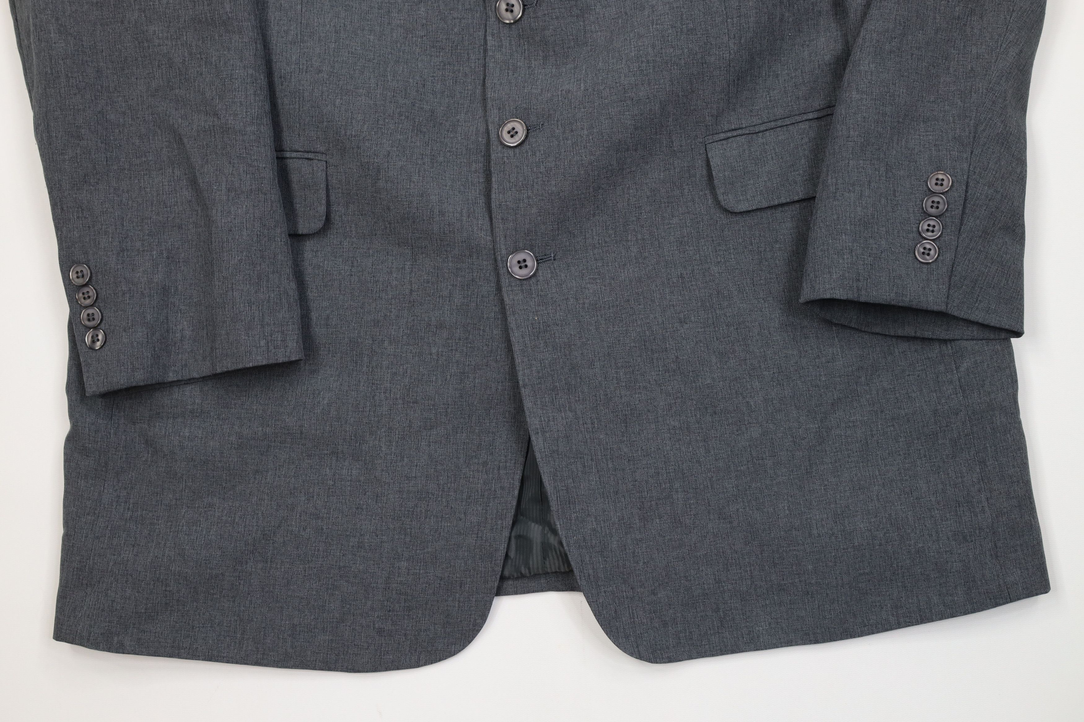 Vintage Vintage 90s Streetwear Baggy 3 Piece Knit Suit Wedding Size 46L - 4 Thumbnail