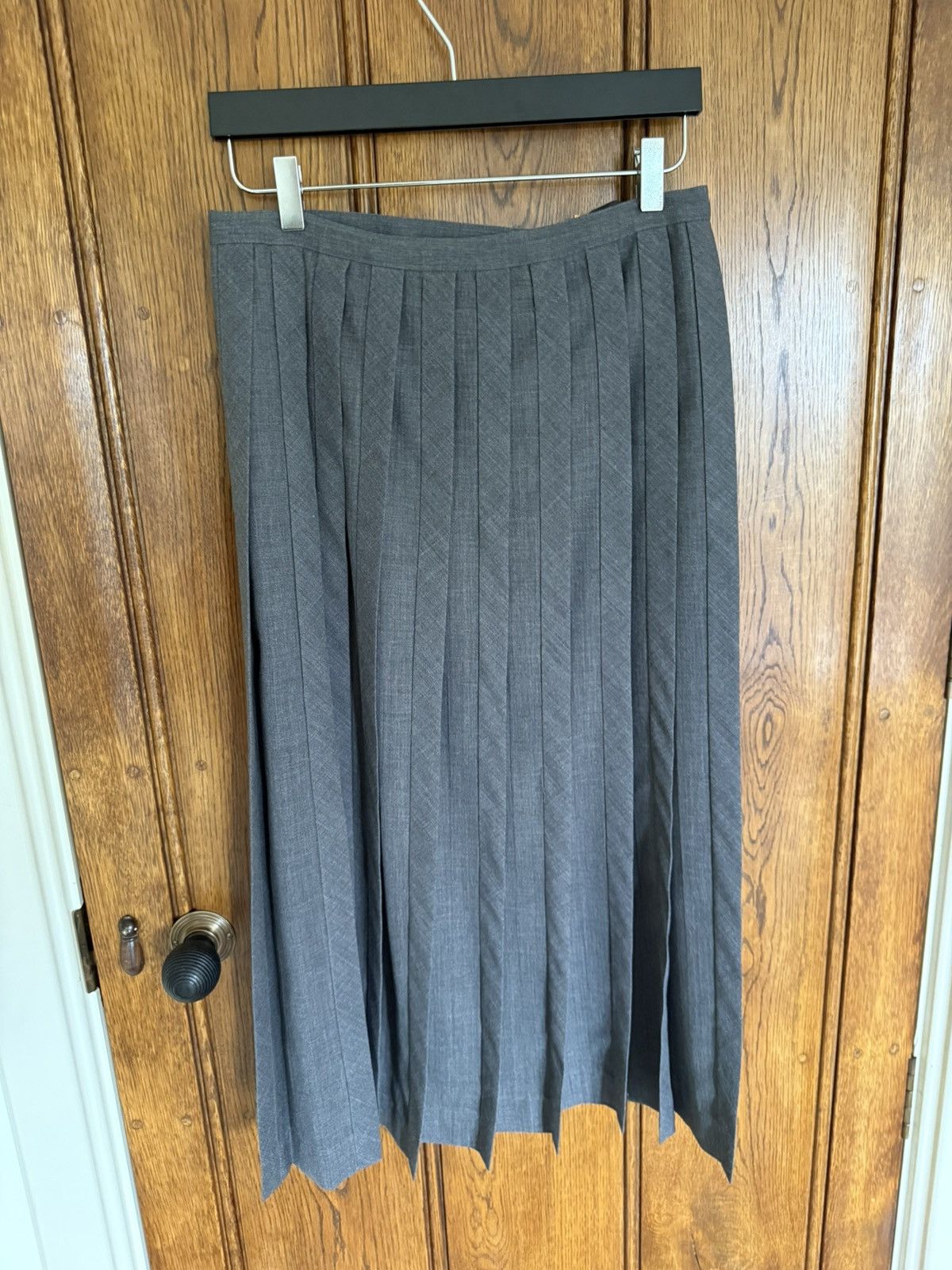 Dior $3.9k FW23 Dior buckle belt kilt skirt Kim Jones grey grail Size ONE SIZE - 16 Thumbnail