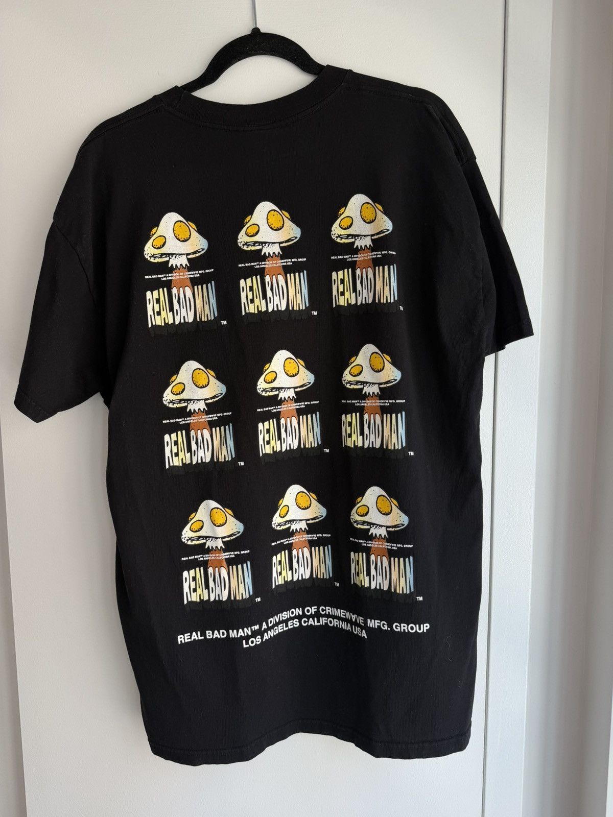 Real Bad Man REAL BAD MAN SHROOMER TEE - BLACK - SIZE L Size US L / EU 52-54 / 3 - 2 Thumbnail