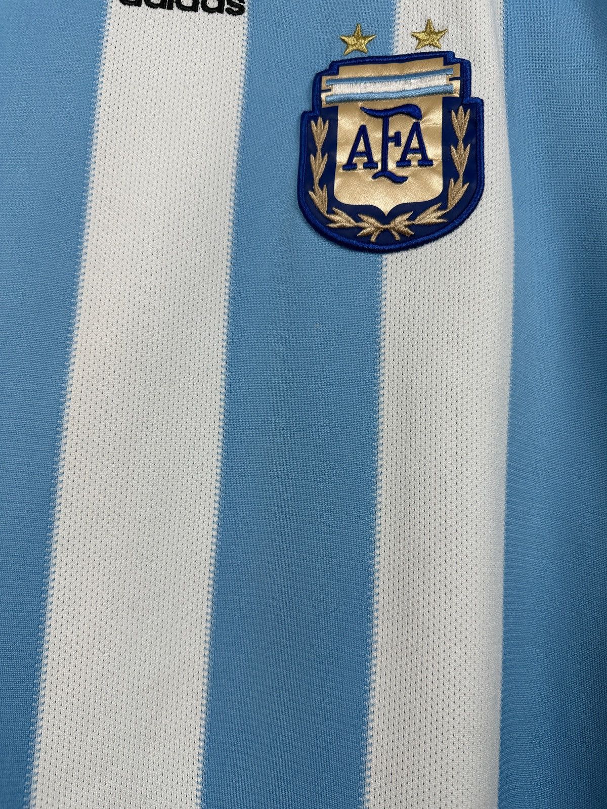 Adidas 2008 Adidas Argentina National Team Vintage Soccer Jersey Size US L / EU 52-54 / 3 - 16 Thumbnail