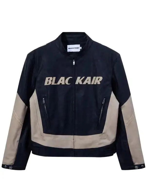 Japanese Brand Retro Color Block Casual Motorcycle Jacket Size US L / EU 52-54 / 3 - 3 Thumbnail