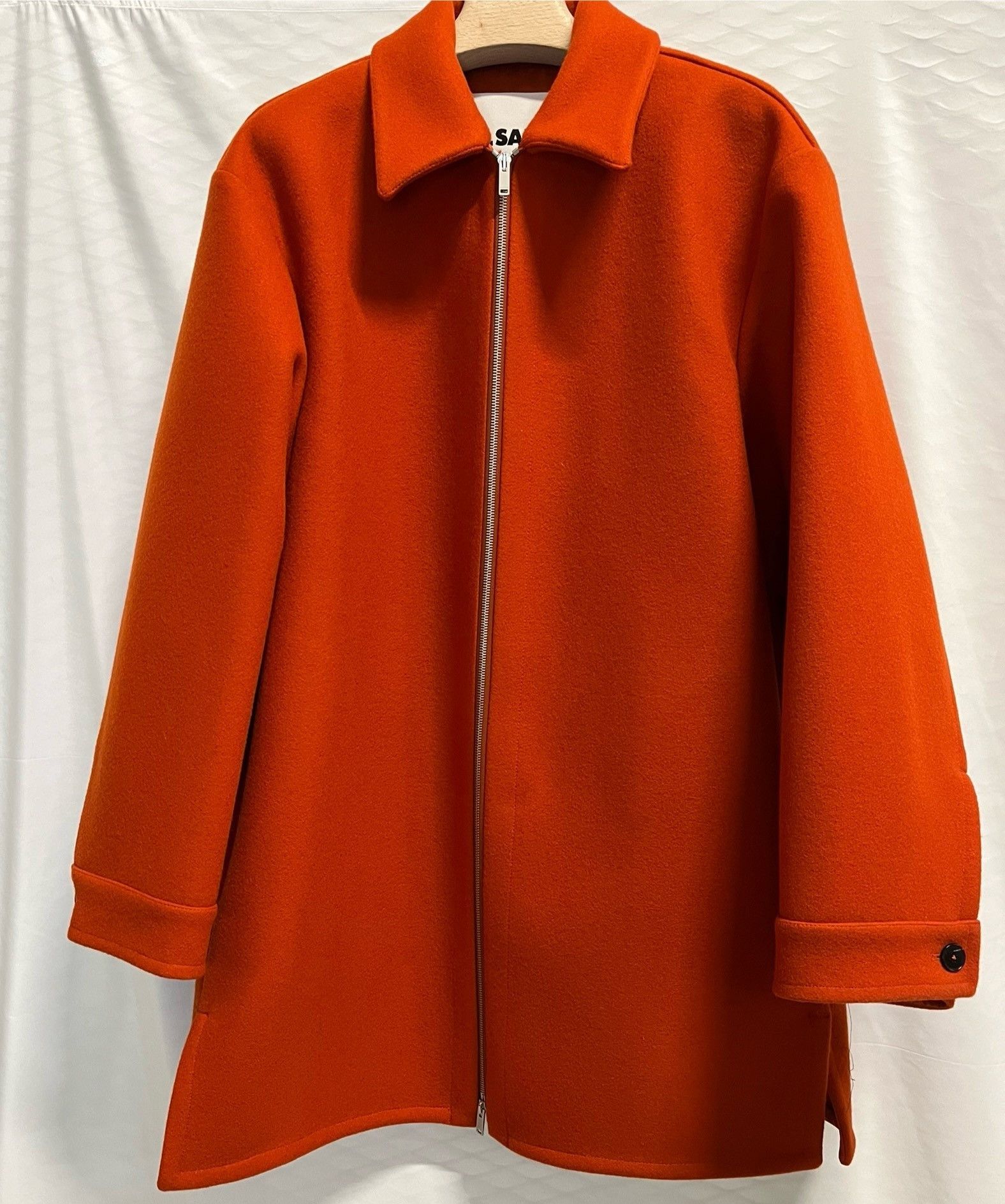 Jil Sander o1loc1c1124 Full Zip Coat in Orange Size US XS / EU 42 / 0 - 1 Preview