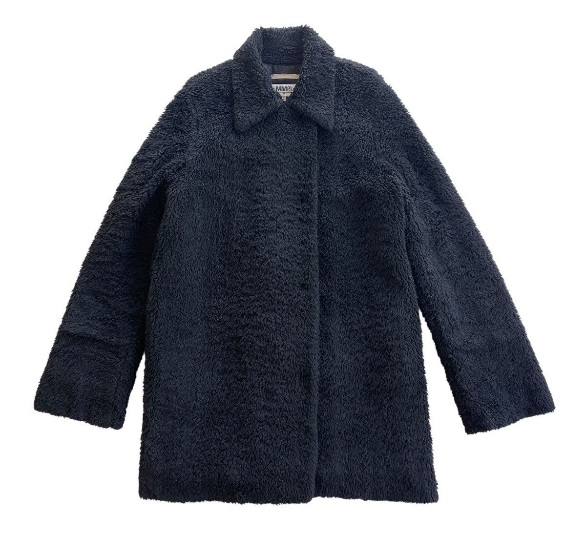 Maison Margiela MM6 Faux Fur Teddy Long Coat Size US M / EU 48-50 / 2 - 2 Thumbnail
