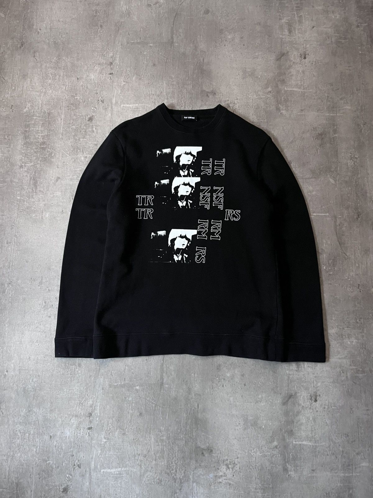 Raf Simons Raf Simons S/S 19 black sweatshirt rare Size US M / EU 48-50 / 2 - 1 Thumbnail