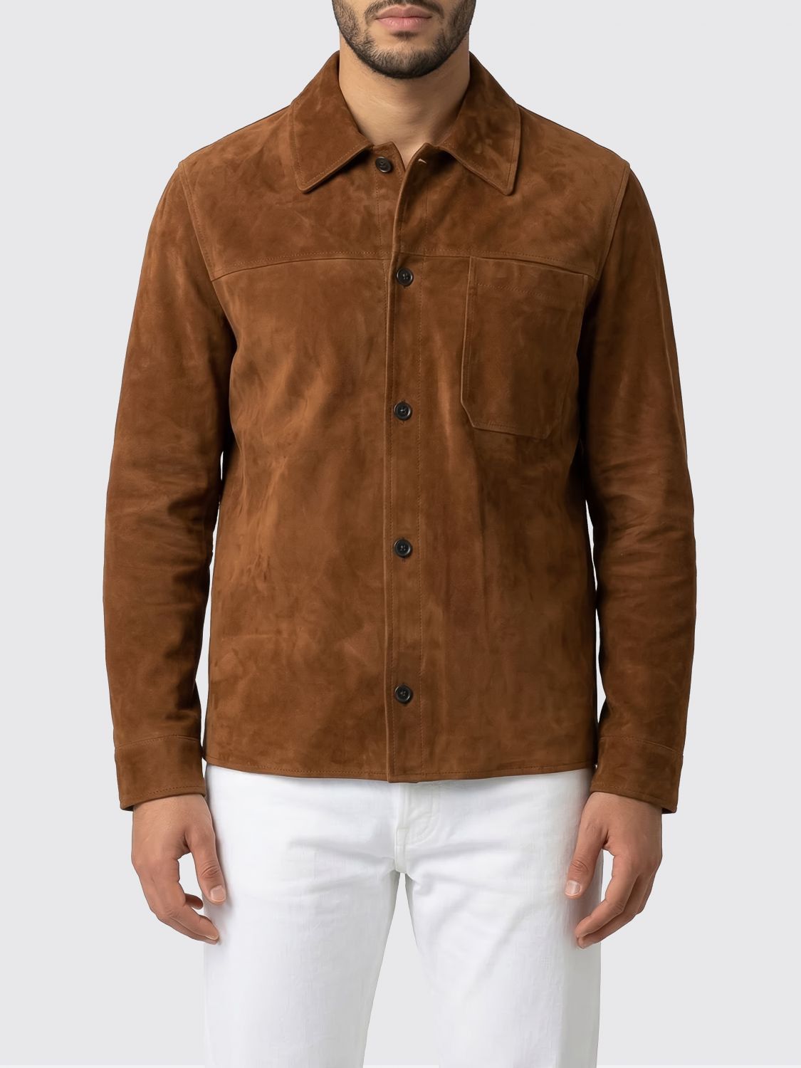 Saint Laurent Paris Saint Laurent Jacket Men Brown Size US XL / EU 56 / 4 - 1 Thumbnail