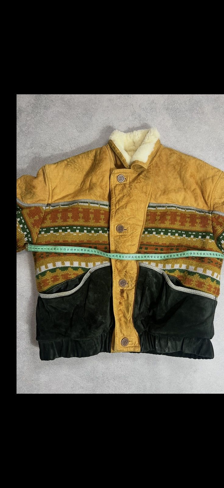vintage 90s if6was9 style fur jacket y2k archive japan