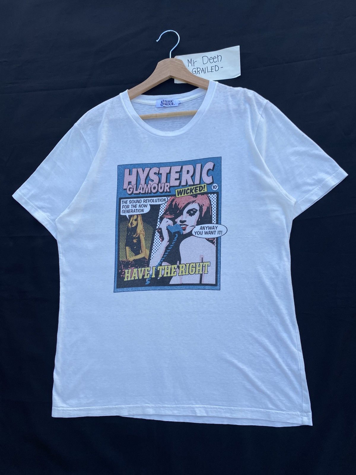 Hysteric Glamour Rare Vintage Hysteric Glamour Sexy Women Wicked Tshirt Size US M / EU 48-50 / 2 - 4 Thumbnail