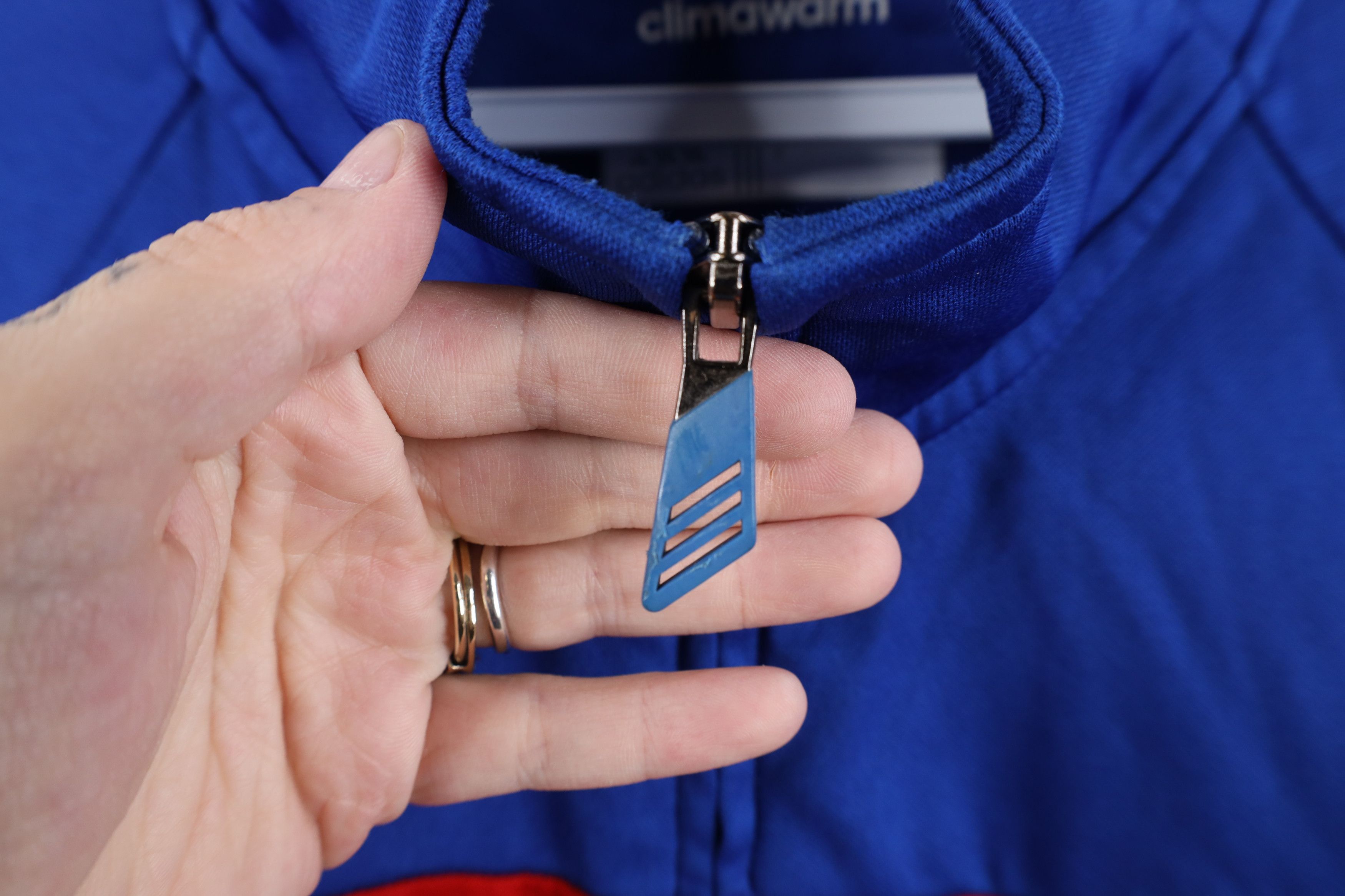 Adidas Adidas Kansas University Basketball Full Zip Jacket Blue Size US XL / EU 56 / 4 - 11 Thumbnail