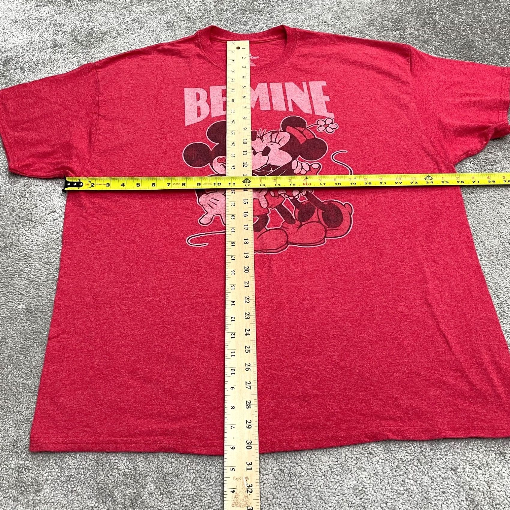 Disney Disney Mickey Mouse Graphic T-Shirt Mens 2XL Red Crew Neck Short Sleeve Tee Top Size US XXL / EU 58 / 5 - 5 Thumbnail