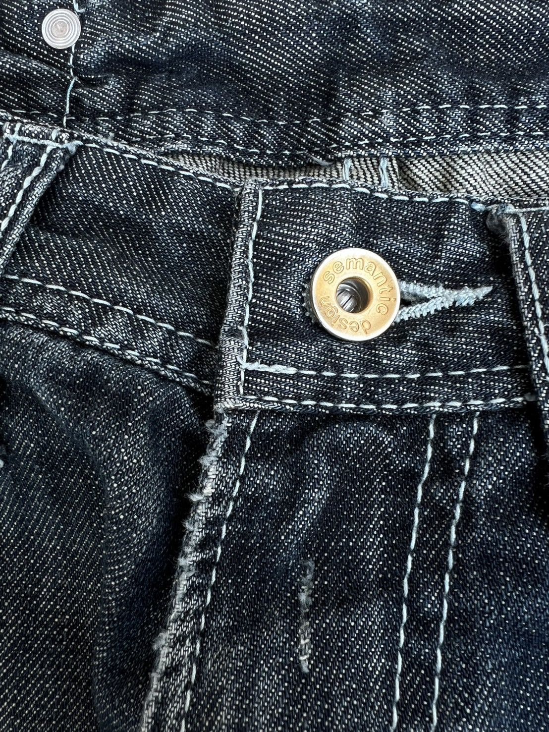 semanticdesign Archive* Semantic design Washed Multiple Pocket/Zipper Pants Size US 29 - 11 Thumbnail