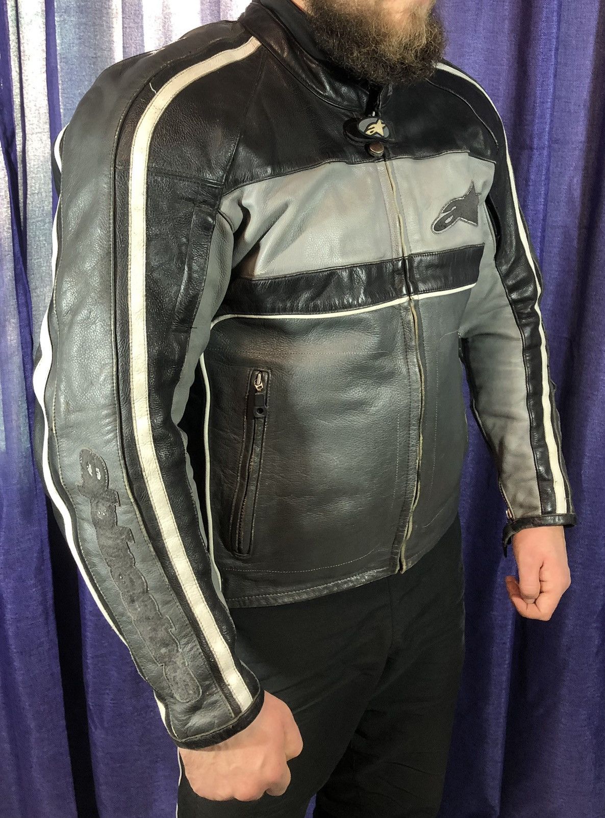 Alpinestars × Ducati × Honda Alpinestars Moto Motorcycle Leather Jacket Racing Size US L / EU 52-54 / 3 - 3 Thumbnail