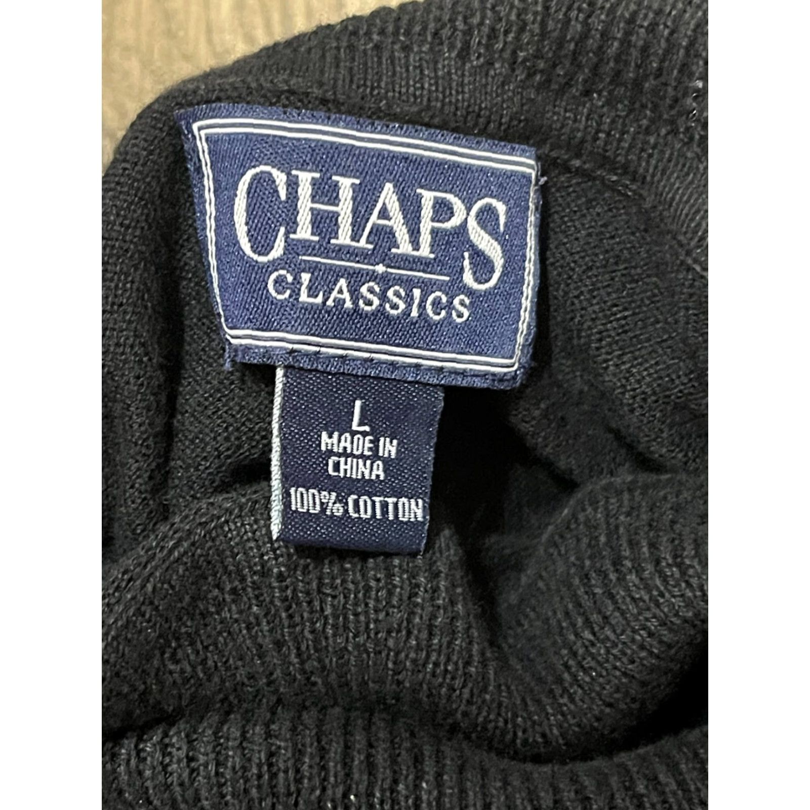 Chaps Chaps Sweater Black Pullover Turtleneck Classics Women's Large L Shirt? Wait. Size L / US 10 / IT 46 - 7 Thumbnail