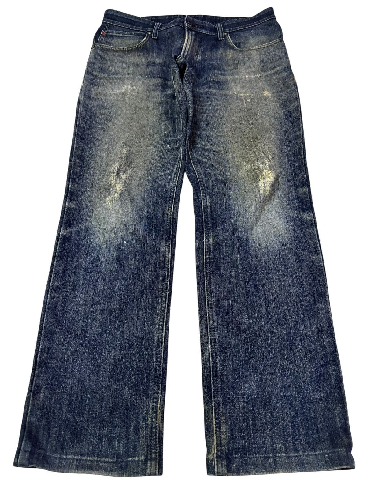 Edwin Vtg Edwin Japan 503 Distressed Jeans Size US 32 / EU 48 - 1 Thumbnail