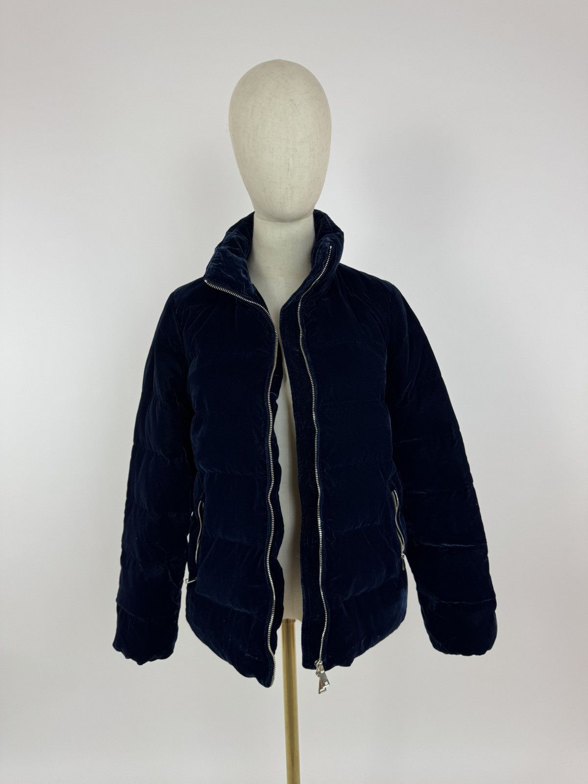 Massimo Dutti Massimo Dutti Down Jacket Veluer Puffer Short JKT Womens Size S / US 4 / IT 40 - 4 Thumbnail