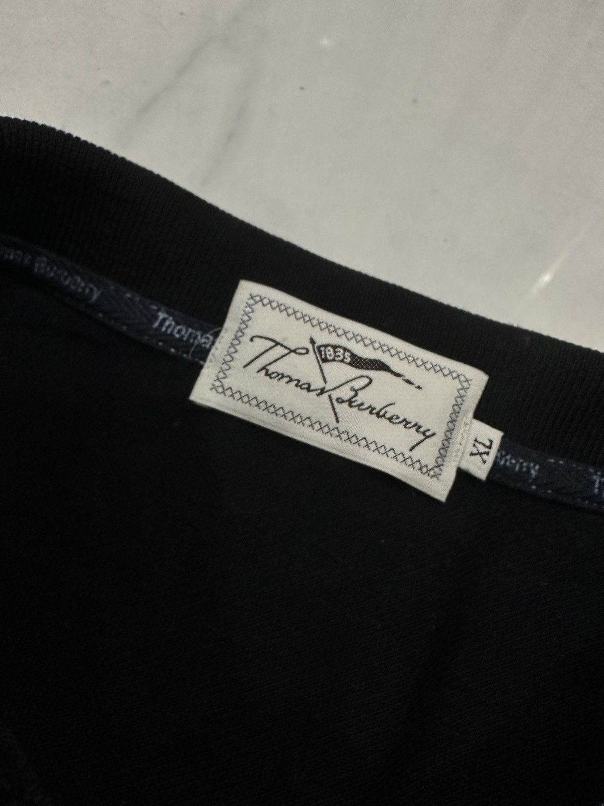 Burberry Vintage Burberry Long Sleeve Polo Size US XL / EU 56 / 4 - 6 Thumbnail