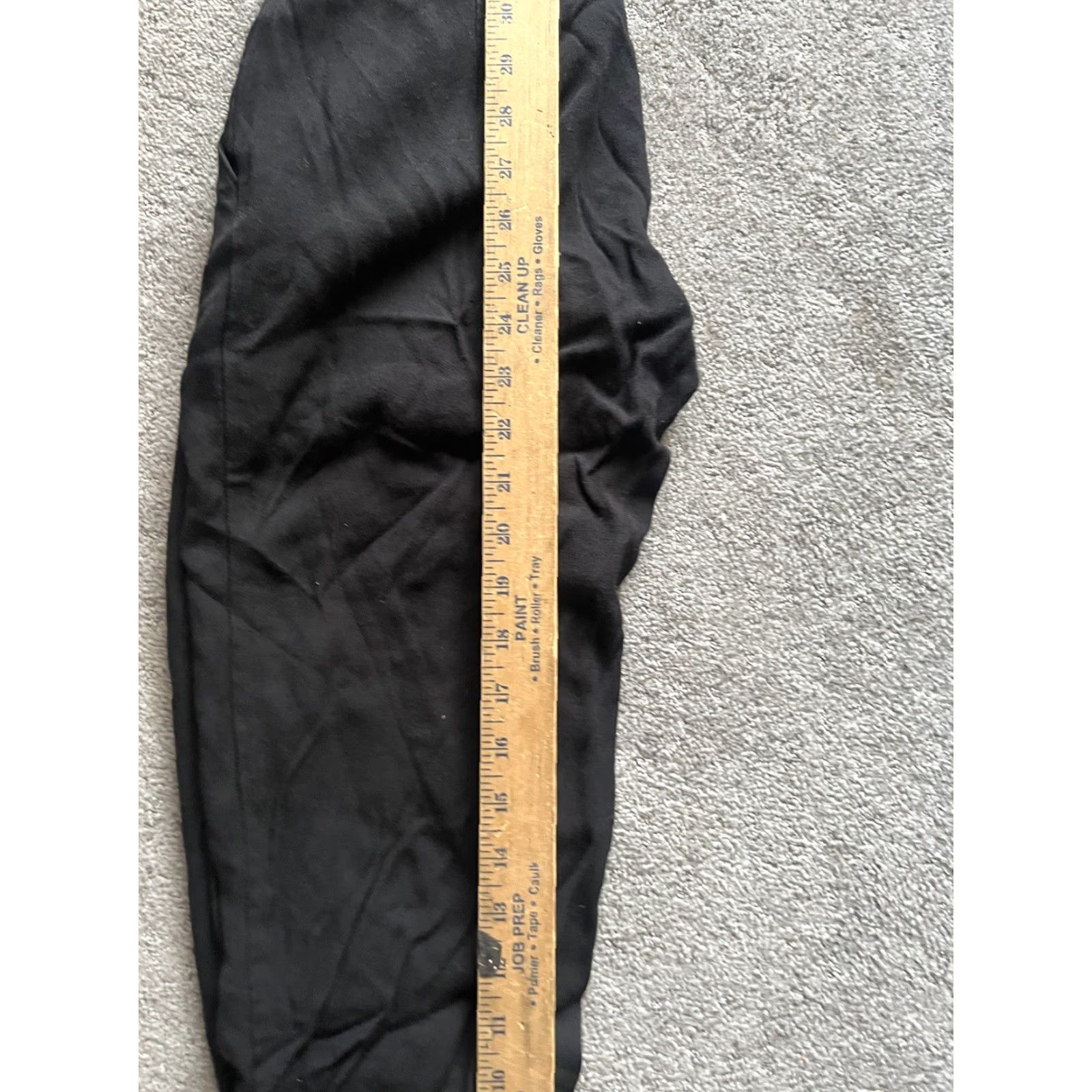 H&M H&M Black Trousers Mid Rise Flat Front Tapered Dress Pants Womens 2 Size 26" / US 2 / IT 38 - 6 Thumbnail