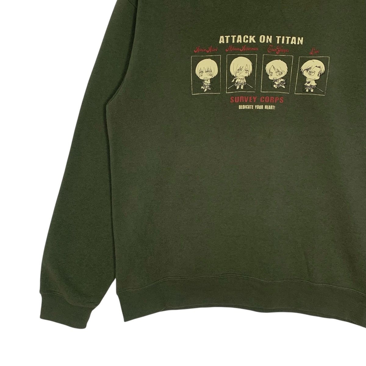 Anime × Japanese Brand Anime Attack On Titan CartoonNetwork StreetWear Sweatshirt Size US M / EU 48-50 / 2 - 3 Thumbnail