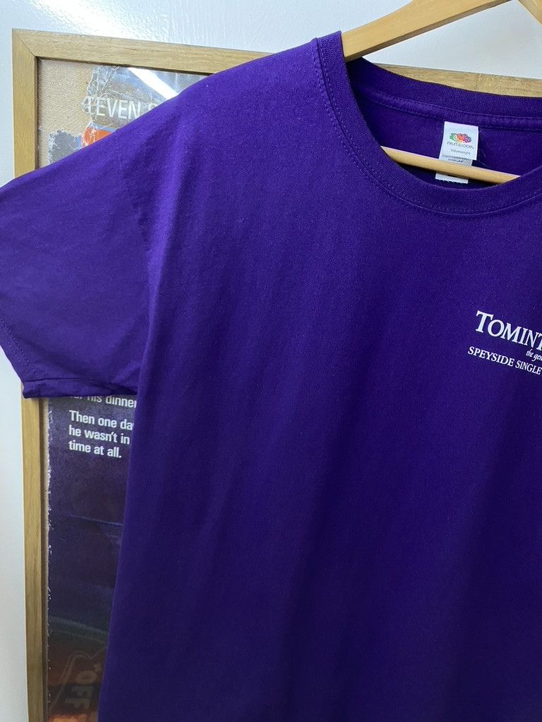Vintage Official Tomintoul The Gentle Dram Whisky Promo Tee Size US L / EU 52-54 / 3 - 4 Thumbnail