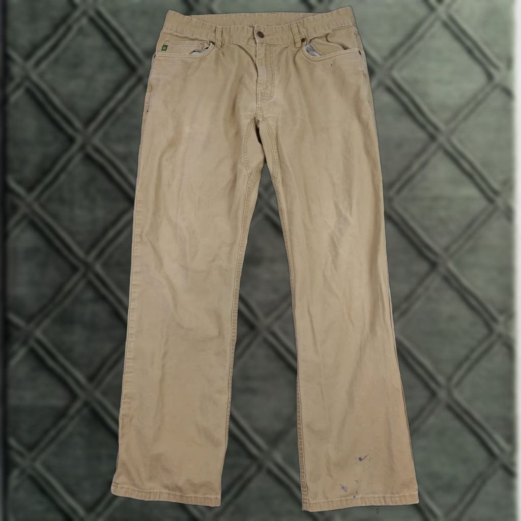 Vintage Stio Pants Mens 35x30 Beige Khaki Outdoor Workwear Paint Stains Size US 35 - 1 Thumbnail