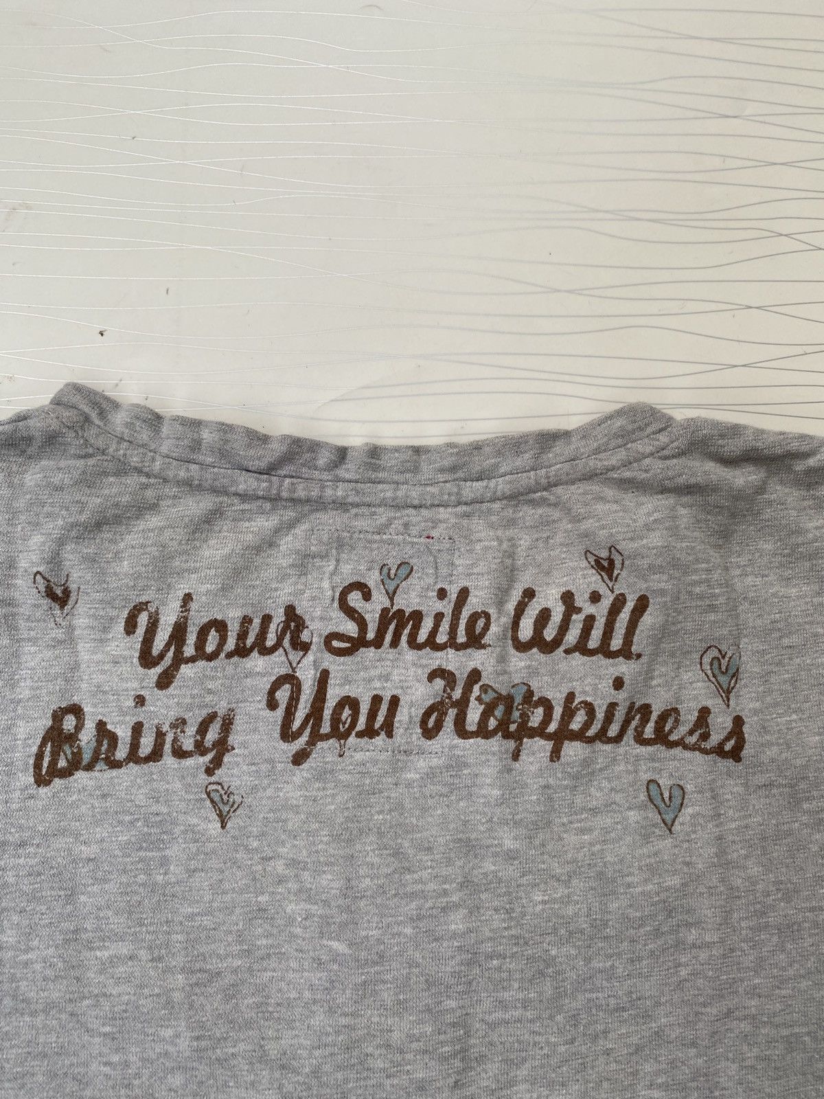 Japanese Brand Japanese Double Layer Freedom POEM Patch Emboireded TEE Size US L / EU 52-54 / 3 - 11 Thumbnail
