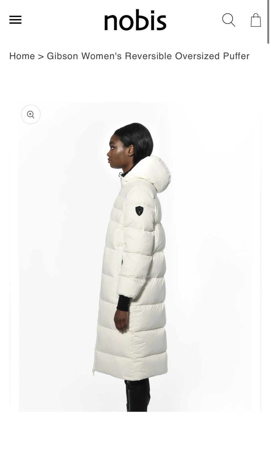 Nobis Women's Reversible Oversized Puffer