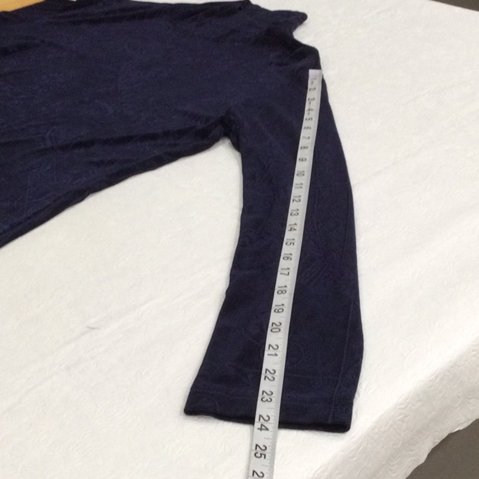 Chicos Chico's Travelers Navy Floral Long Sleeve Pullover 3/XL/16 Size XL / US 12-14 / IT 48-50 - 13 Thumbnail