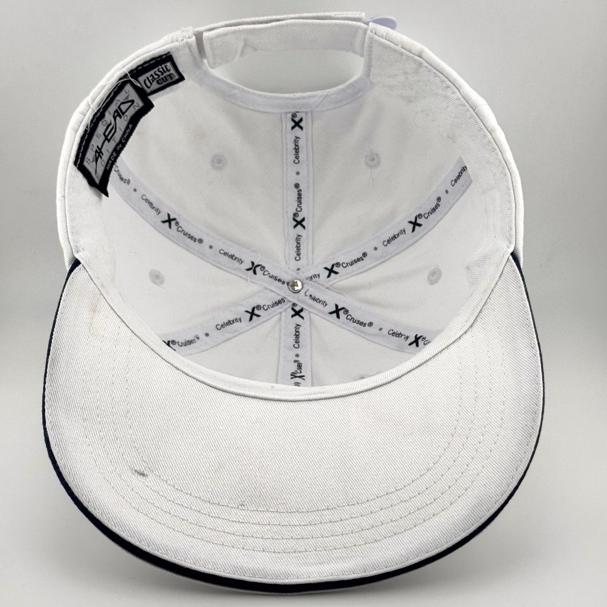 Other Celebrity X Cruises Logo Vintage Dad Cap White Hat Size ONE SIZE - 8 Thumbnail