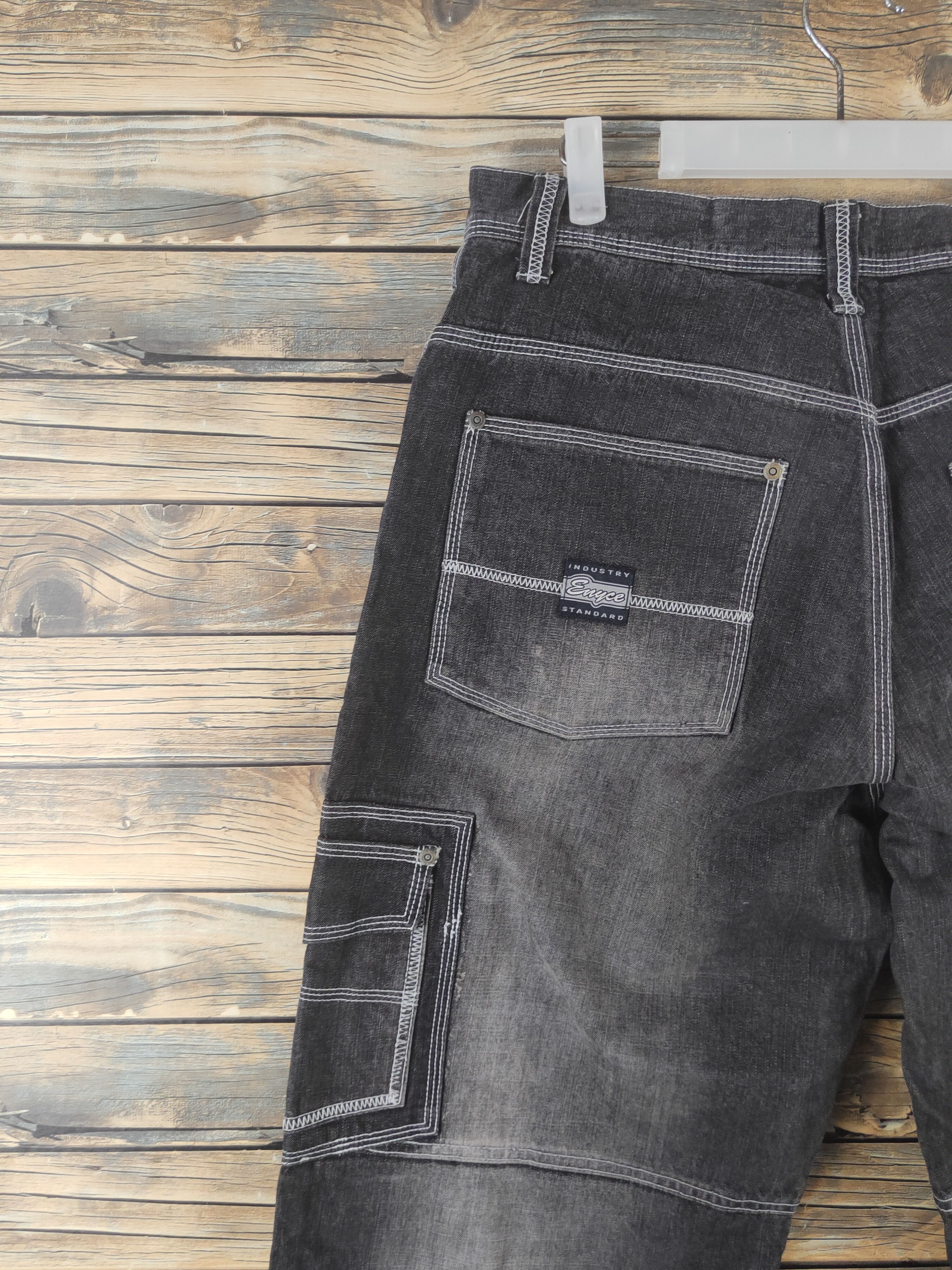 Enyce DL Enyce Black Distressed Ripped Jeans #1902 Size US 32 / EU 48 - 10 Thumbnail