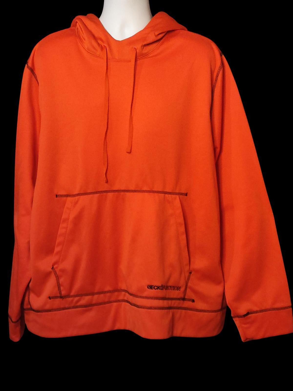 Ecko Unltd. Ecko Unltd. Orange Pullover Hoodie Sweatshirt Size US XXL / EU 58 / 5 - 3 Thumbnail