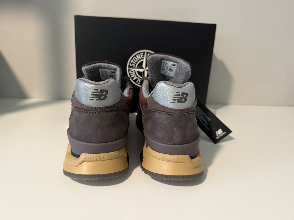 New Balance × Stone Island New Balance 998 MiUSA Stone Island Raso Gommato - U998PR Size US 12 / EU 45 - 6 Thumbnail
