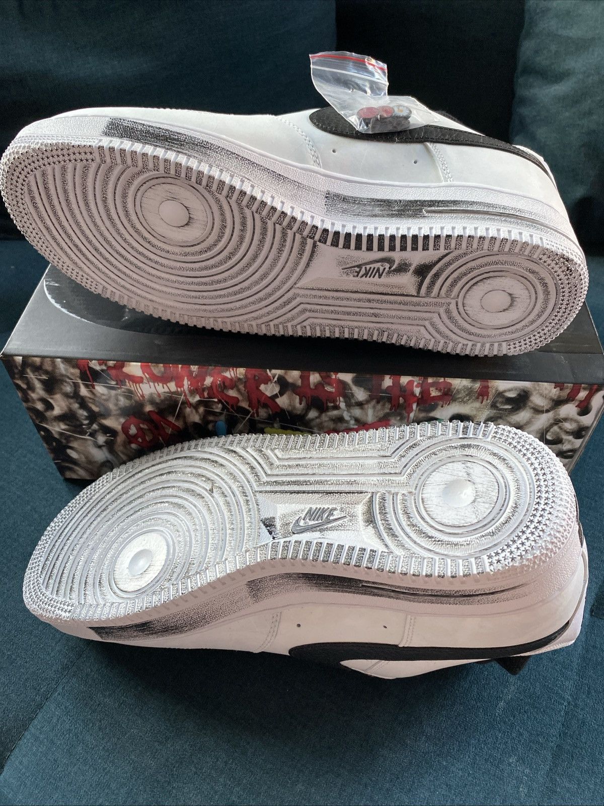 Nike × peaceminusone Nike Air Force 1 G-Dragon Peaceminusone Para-Noise 2.0 Size US 11 / EU 44 - 6 Thumbnail