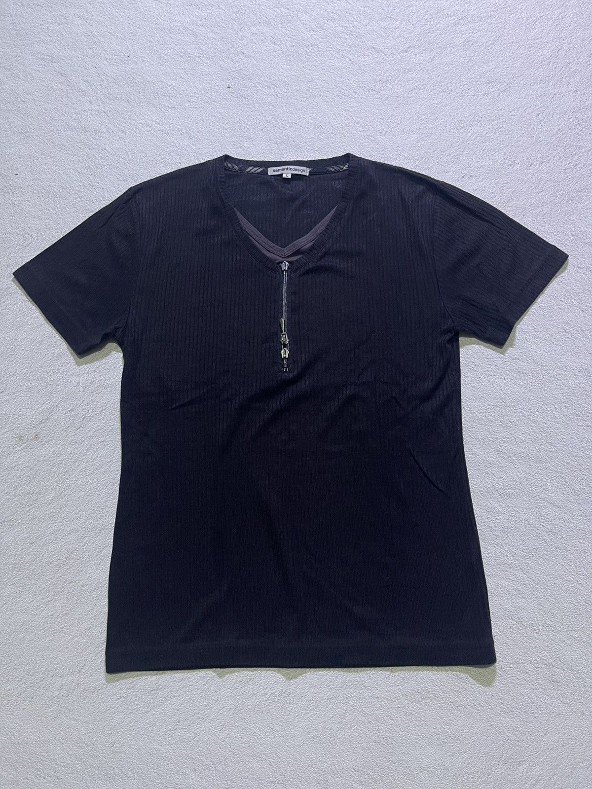 Japanese Brand Y2K SEMANTIC DESIGN short sleeve tshirt Size US M / EU 48-50 / 2 - 1 Thumbnail