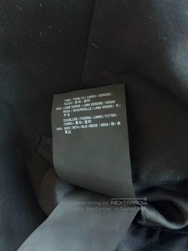 Saint Laurent Paris YSL Black Formal Blazer Jacket. Size US L / EU 52-54 / 3 - 8 Thumbnail
