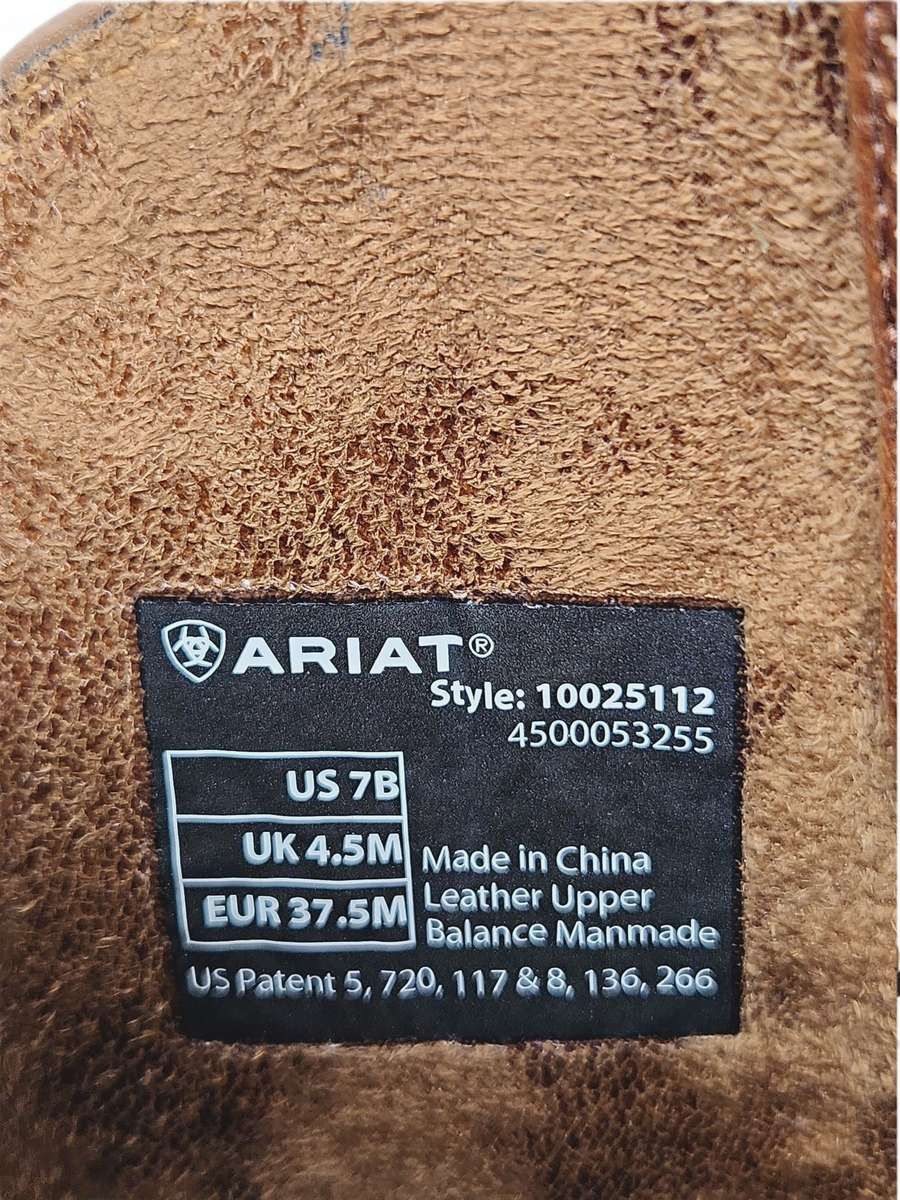 Ariat Ariat Unbridled Roxanne Western Cowboy Boots Sz 7B Leather Size US 7 / IT 37 - 6 Thumbnail