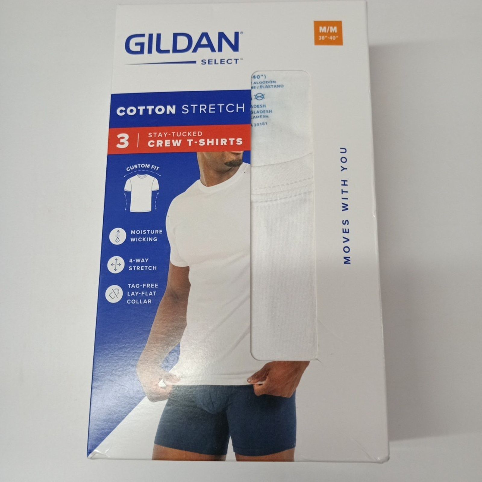 Gildan Gildan T-Shirt Men's Size M 38"-40" White Tag Free 3 Tees Size US M / EU 48-50 / 2 - 1 Thumbnail