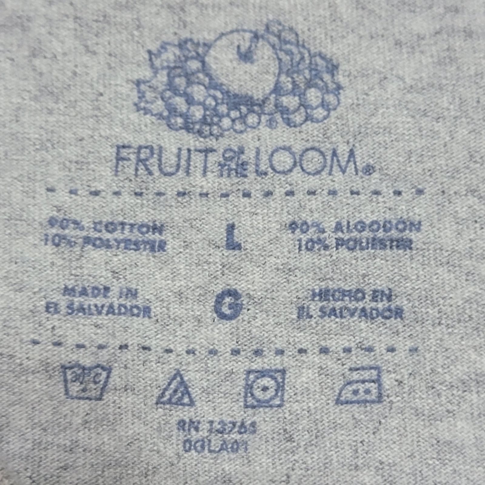 Fruit Of The Loom 2 Pac Unisex Tee (Fruit Of the Loom) "Thug Life" -Size Large Size US L / EU 52-54 / 3 - 4 Thumbnail