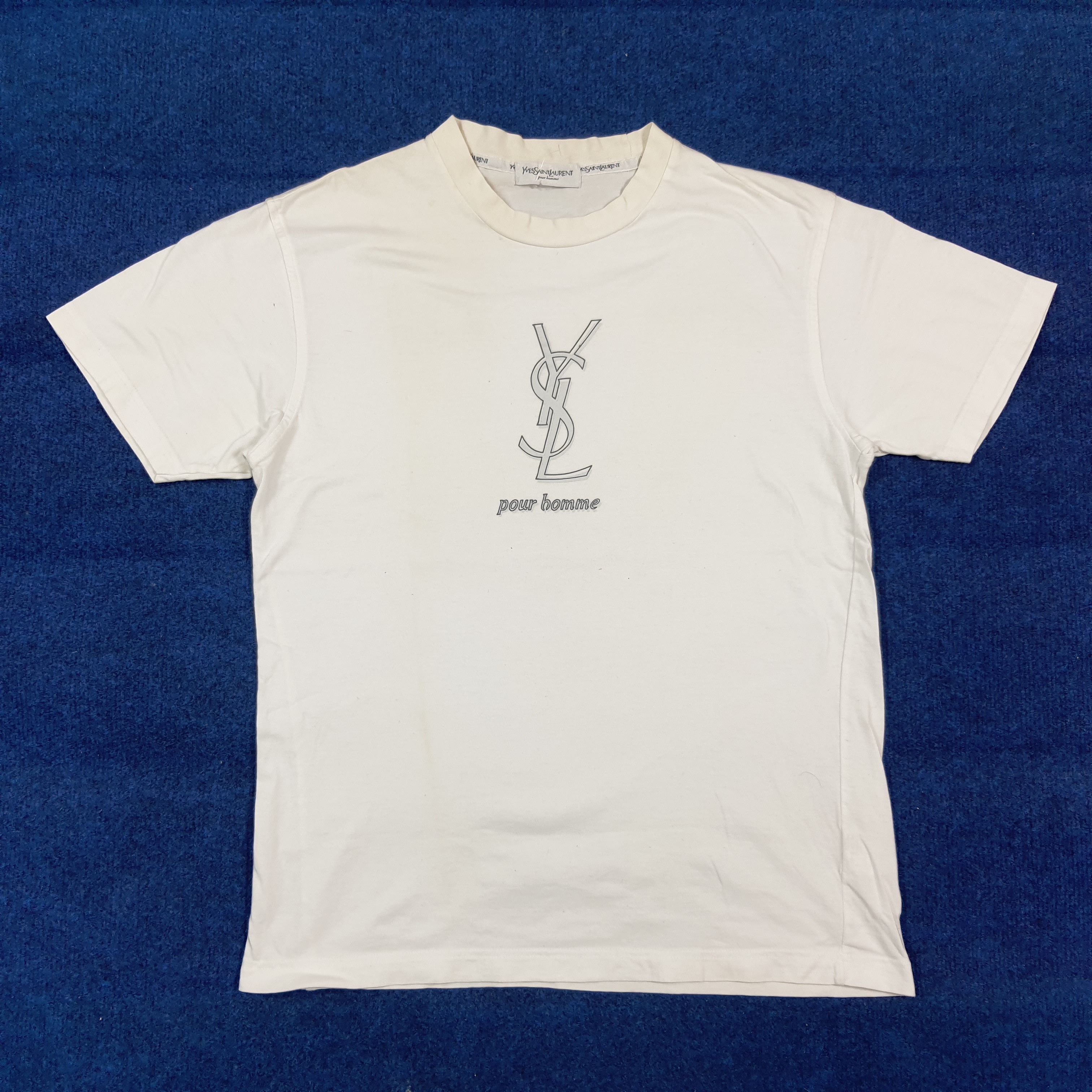 Saint Laurent Paris × Yves Saint Laurent Saint Laurent YSL white