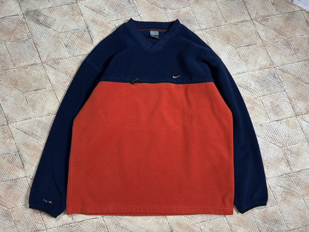 Nike × Nike ACG × Vintage Vintage Nike Fleece Sweatshirt ACG style Polar y2k winter Size US L / EU 52-54 / 3 - 4 Thumbnail