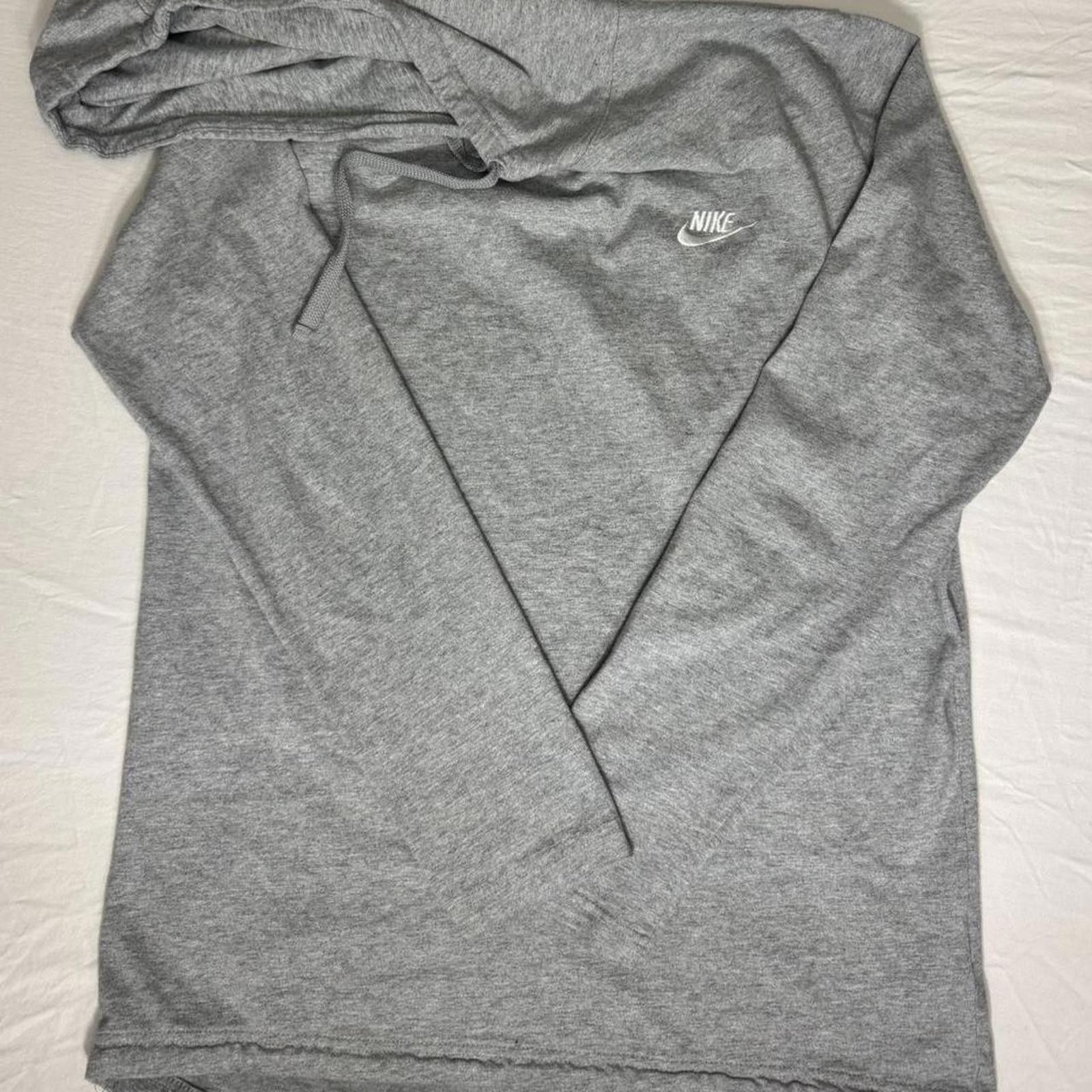 Nike Nike Hoodie Men's L Grey Size L / US 10 / IT 46 - 1 Thumbnail