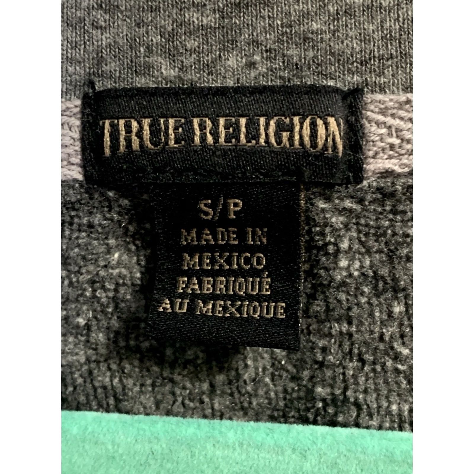 True Religion True Religion Sweatshirt Womans Size Small Gray Y2K Minimalist Bejeweled Size S / US 4 / IT 40 - 4 Thumbnail