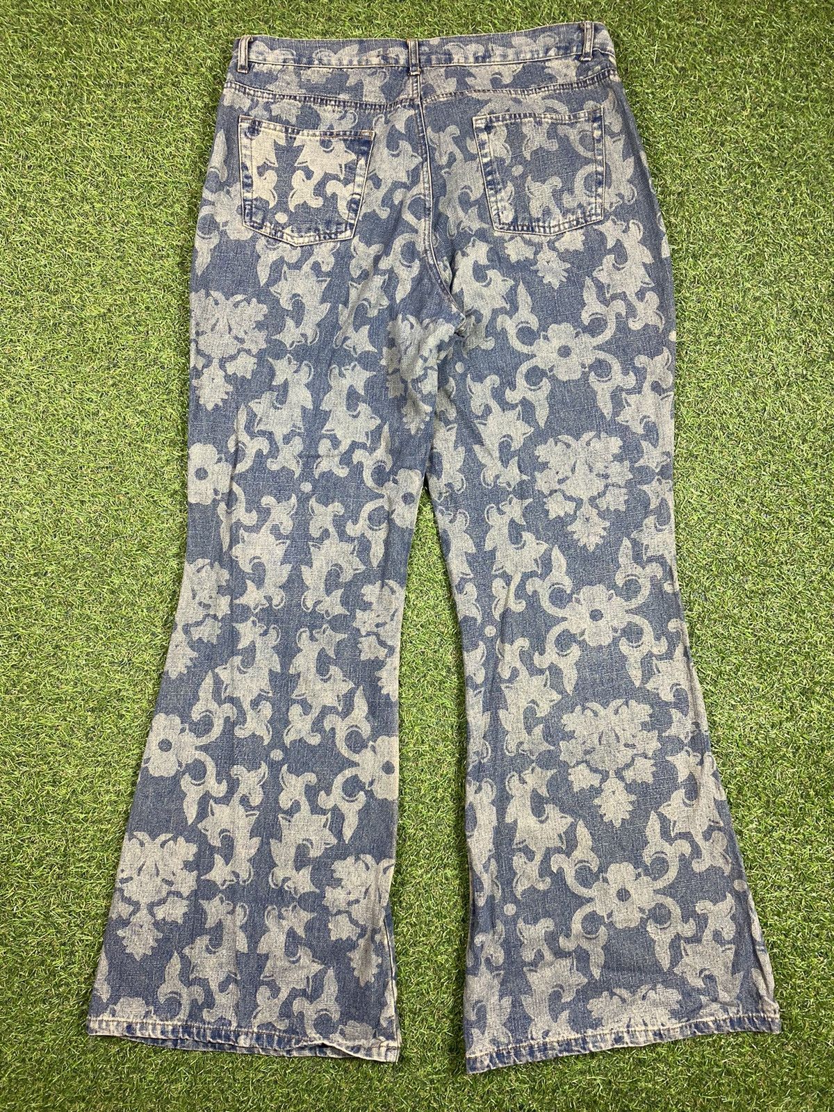 If Six Was Nine Vintage 90s Flared jeans Japanese LGB style streetwear Size 32" / US 10 / IT 46 - 5 Thumbnail