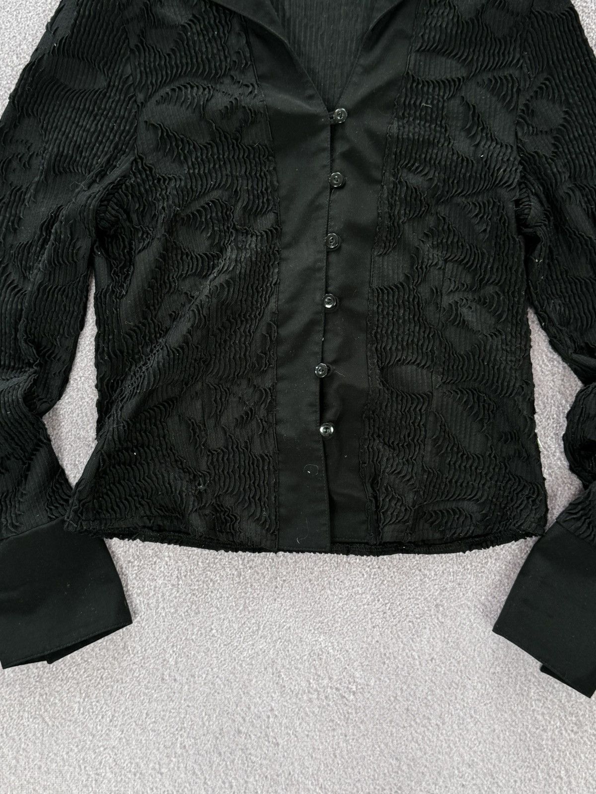 Vintage Avant Garde Glamour Design Y2K Blazer Size M / US 6-8 / IT 42-44 - 3 Thumbnail