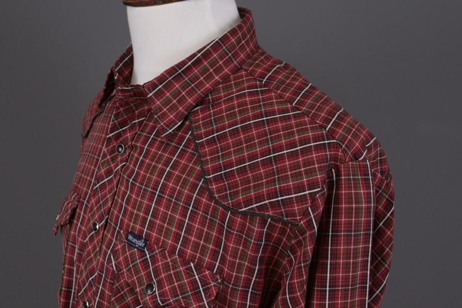 Wrangler Vintage Wrangler Multi Check Pockets Overshirt Shirt Size XL Size US XL / EU 56 / 4 - 6 Thumbnail