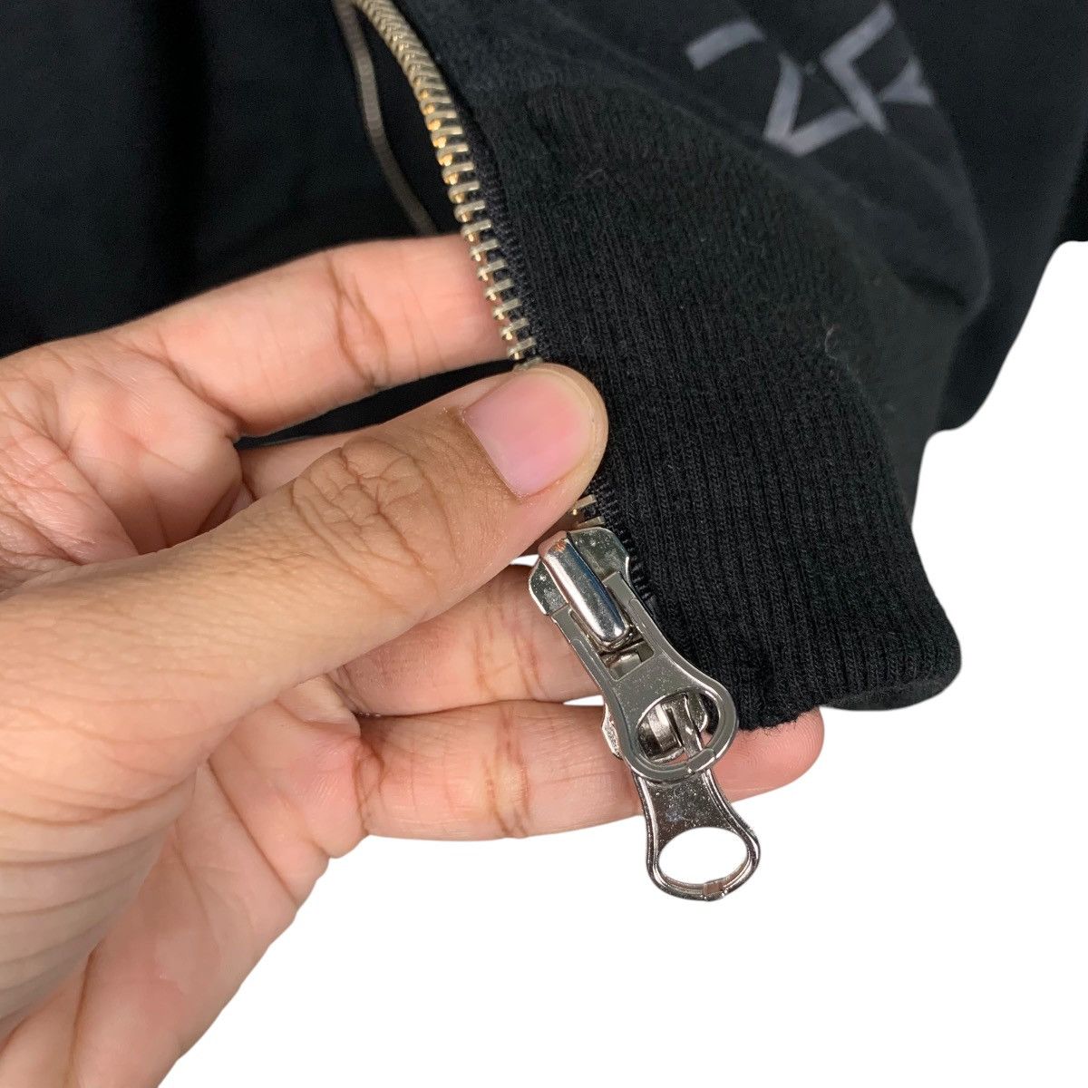 Japanese Brand ZERO Big Logo Double Collar Hoodies Sweatshirt #1723-C76 Size US L / EU 52-54 / 3 - 16 Thumbnail