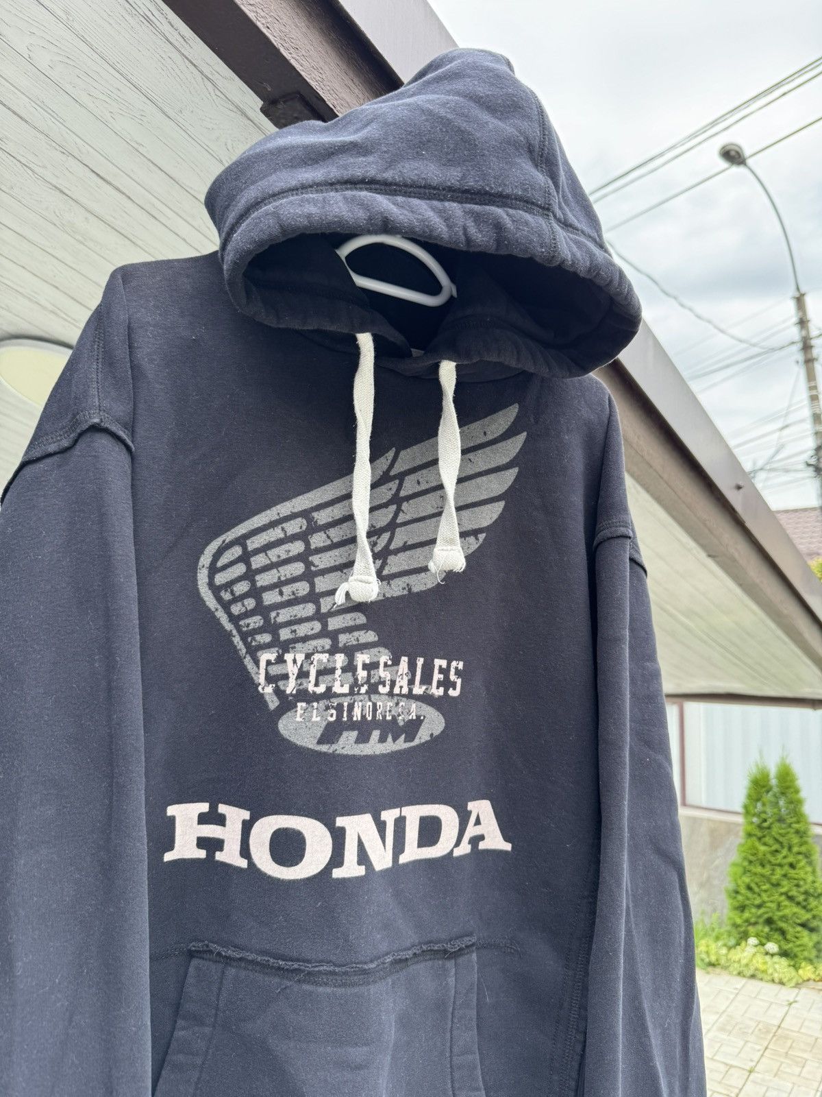 Honda × Vintage Vintage Racing Hoodie Honda Black Size US L / EU 52-54 / 3 - 3 Thumbnail